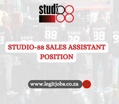 STUDIO-88 SALES ASSISTANT POSITION| GRADE 11/12 NEEDED TO APPLY.